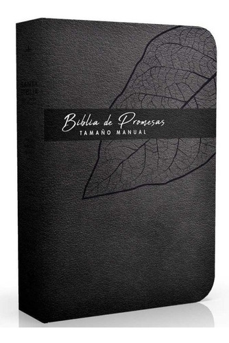 Biblia De Promesas Rvr60 Tamaño Manual Piel Especial Negro ®