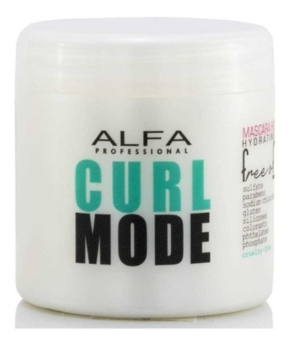 Mascara Hidratante Curl Mode Alfa Professional Apto 200 Ml