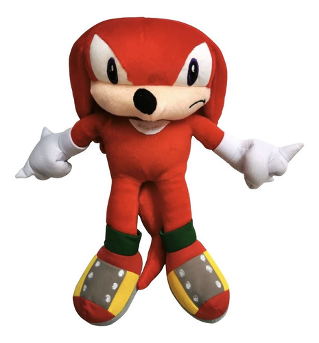 Sonic Peluche Knuckles The Echidna Rojo Red Unleashed 35cm