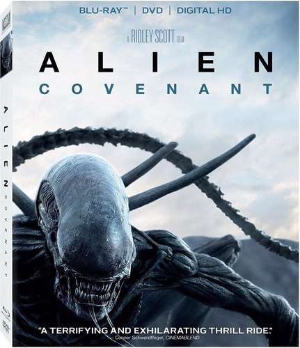 Alien Covenant Importacion Blu-ray + Dvd + Digital Hd