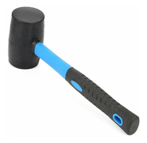 Martillo Mazo Goma 28 Oz Doble Cara Suave Dureza Azul Negro