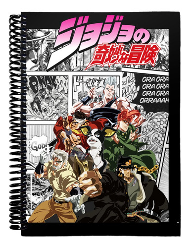 Cuaderno Libreta Anotador A6 Lisa Jojos Bizarre Adventure 14