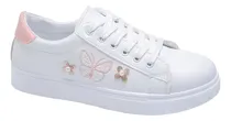 Comprar Tenis De Mujer Casual Tallas 2 A 6 Mx Fashion De Moda Comodo Butterfly Tenis Dama Tenis Blanco