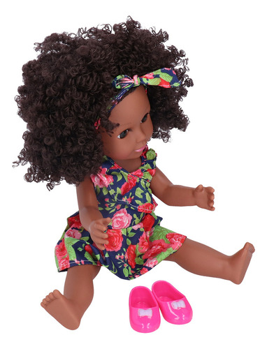 Muñeca Afro, Exquisita Niña Negra Africana Realista, Niños L