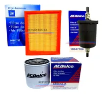 Comprar Kit Filtros Aceite Aire Nafta Acdelco Chevrolet Corsa Gm 1.4