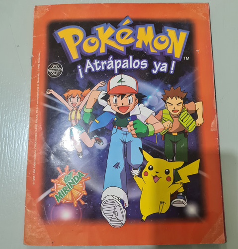 Album Pokemon Mirinda 1999 Completo Con Poster