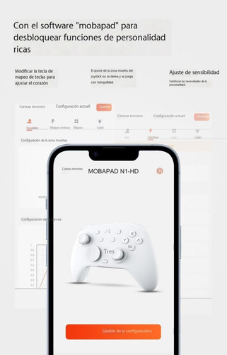 Gamepad De Silicona Líquida Mobapad N1 Hd Edition