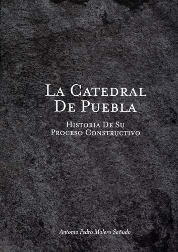 La Catedral De Puebla: Historia De Su Proceso Constructivo, De Antonio Pedro Molero Sañudo. Editorial Benemérita Universidad Autonoma De Puebla, Tapa Blanda, Edición 2022 En Español