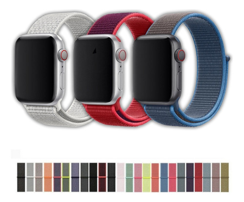 Correas De Velcro Para Apple Watch