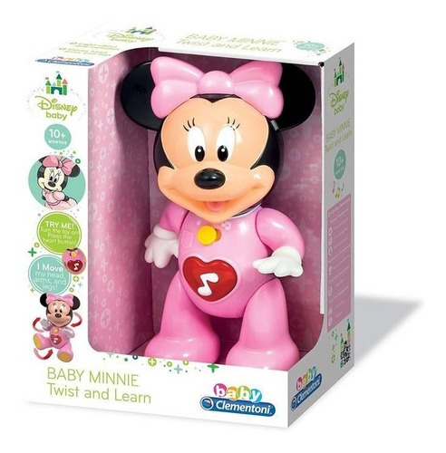 Imagen 2 de 3 de Pack X2 Muñecos Mickey Minnie Disney Luz Sonido Articulado