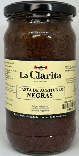 Packx6-pasta De Aceitunas Negrasx300g- Kosher