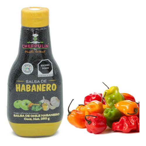 3 Botes De Salsa De Chile Habanero