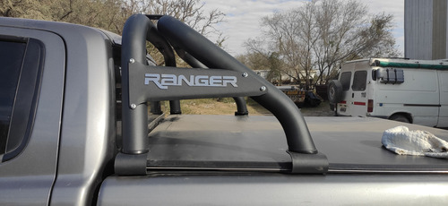 Barra Antivuelco Negra Hilux Ranger Amarok S10 Frontier Toro Negra Ranger 2012-2022