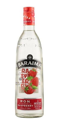 Paquete De 3 Ron Baraima Raspberry 750 Ml