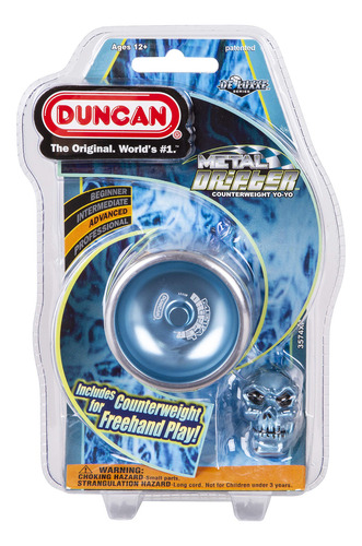 Yoyó De Cuerda Con Contrapeso Aluminio Azul Metal Drifter