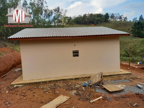 Linda Chácara Com 02 Dormitórios, Piscina, Edícula Gourmet E Lago, À Venda, 5000 M² Por R$ 450.000 - Pedra Bela - Pedra Bela/sp - Ch0789