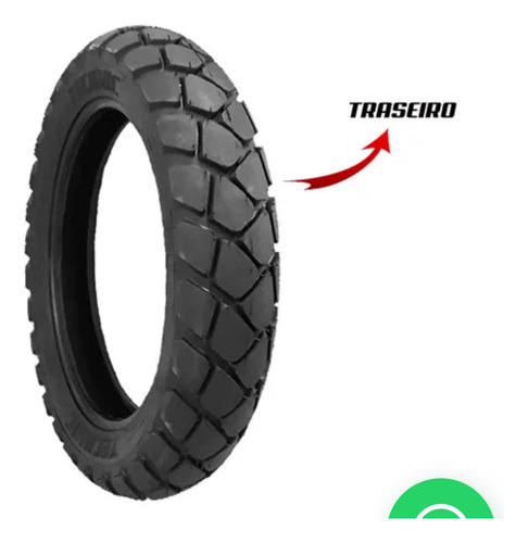 Pneu Traseiro 130/80-17 Technic T&c Plus Com Câmara