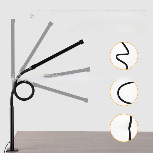 Branco - 60 Cm - Lâmpada De Mesa Led De 10 W Com Braço Flexí