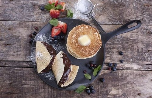 Sarten Comal Griddle D Hierro Fundido Victoria 26cm Original