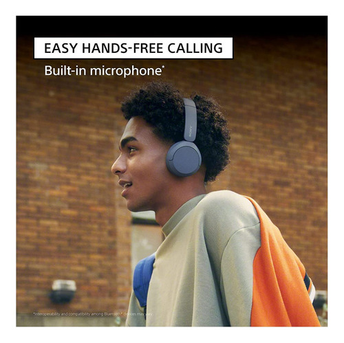 Fones De Ouvido Sem Fio Bluetooth Sony Wh-ch520 Pretos