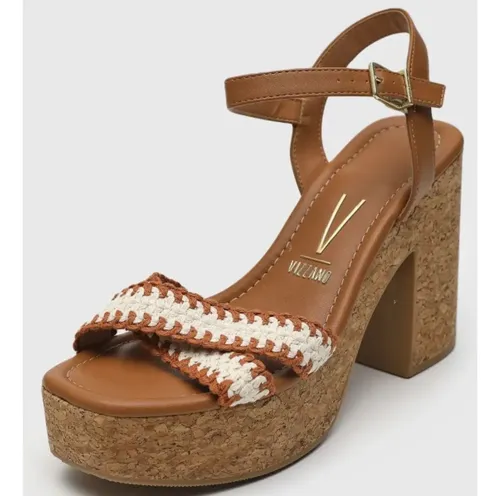 Sandália Plataforma Vizzano Meia Pata 6541102 - Camel | Frete grátis
