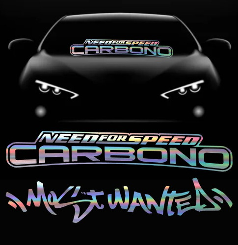 Sticker Adhesivo Auto Holografico  Tornasol Need For Speed