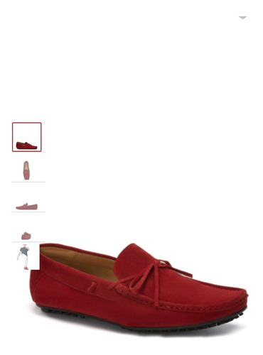 Zapatos Para Caballero Rojos Ante Saldo