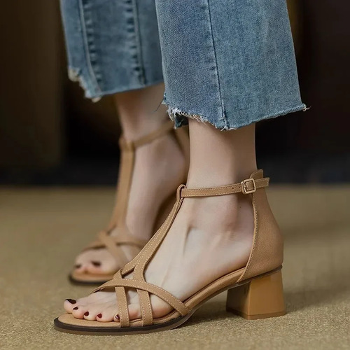 Sandalias Romanas, Zapatos De Verano De Tacones Altos Para M