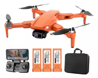 Mini drone LYZRC LYZRC L900 Pro L900 PRO SE L900 SE con dual cámara 4K naranja 5GHz 3 baterías