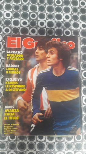 El Grafico 3171 15/7/1980 Oscar Ruggeri Figura Joven De Boca