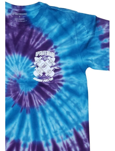 Imagem 4 de 7 de Camiseta Upskateboard Tie Dye Espiral Boards For Fun