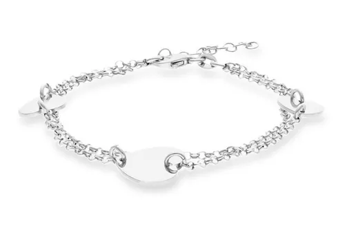 PULSERA DE PLATA 18 CM