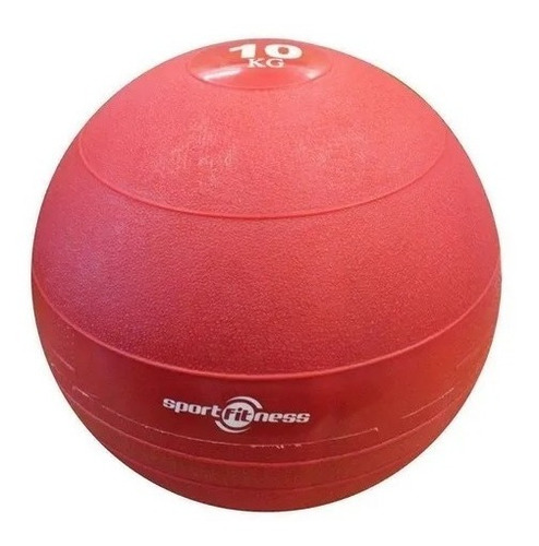Balón Medicinal Peso 10kg Caucho Gymball Ejercicio Sportfit