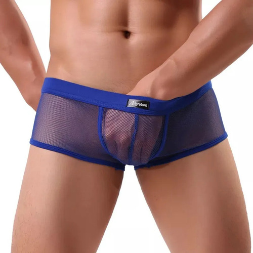 New Seda Fría Transparente De Boxeadores Para Hombres 2025