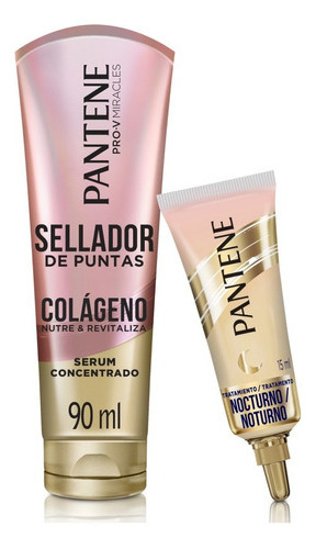  Sellador De Puntas Pantene Colágeno Y Tratamiento Nocturno