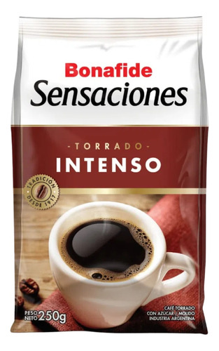 Café Bonafide Sensaciones Torrado Intenso 250g.