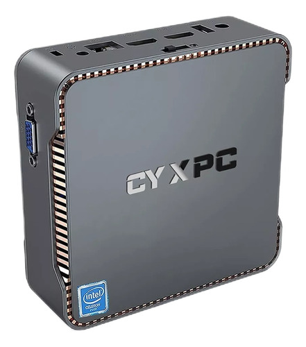 Mini PC CYXPC Mini Pc AK3V con Windows 10 PRO Windows 10 Pro, Intel® Celeron Apollo Lake N3350, placa gráfica Intel HD Graphics 500, memoria RAM de 4GB y capacidad de almacenamiento de 64GB color gris