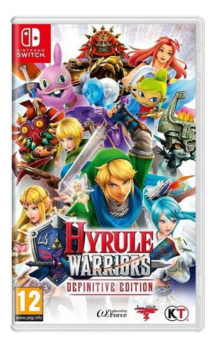 Hyrule Warriors Definitive Edition Switch Mídia Física Novo