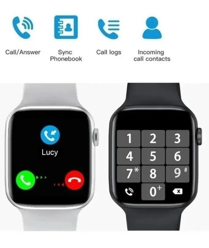 Relógio Smartwatch 44mm Fit Bluetooth Chamada Ios Android.