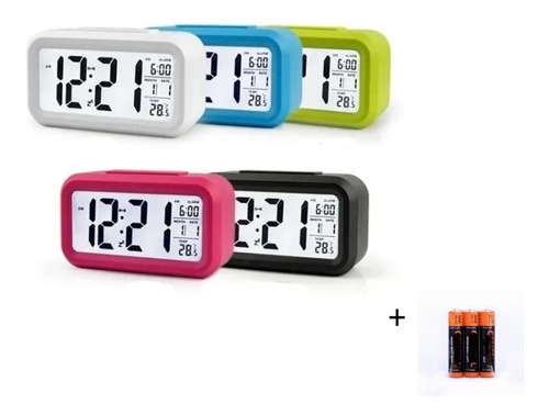 Reloj Mesa Despertador Alarma Pantalla Led Fecha - Cea 