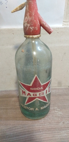 Sifón De Soda Antiguo De La Firma Maggio Dolores 750 C 