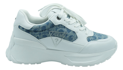 Tenis Guess Women´s Wgstrive2 White/denim Nuevos Originales