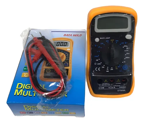 comprar Tester Digital Multimetro Amperimetro Voltimetro - Dt850