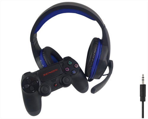 Combo Auriculares Nm-infinity Y Joystick Senon Ps4 Pr