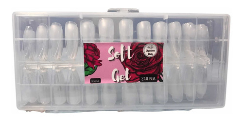 Caja De Tips  Soft Gel Uñas Postizas 