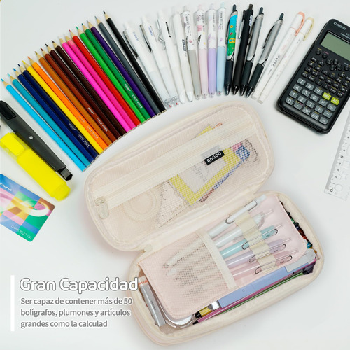 Estuche Para Lápices De Gran Capacidad, Lapicera Expandible