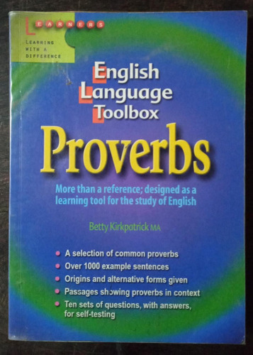 Proverbs - English Language Toolbox - Betty Kirkpatrick
