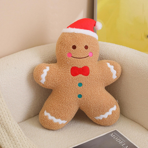Almohada De Hombre De Pan De Jengibre De Navidad Almohada De