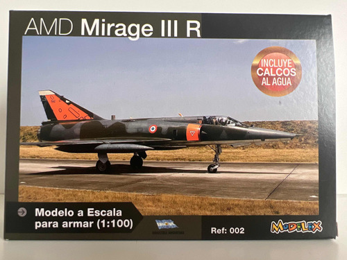 Avión Para Armar Modelex Mirage Iii R 1:100