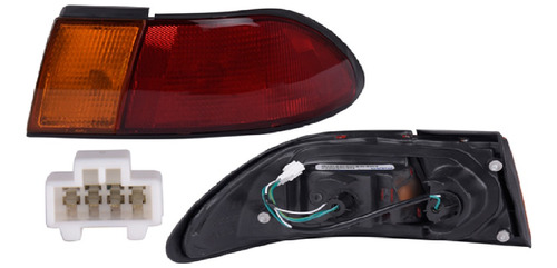 Calavera Nissan Sentra 1996 1997 1998 1999 Rojo/ambar Der